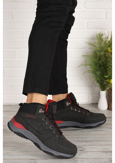 Lumberjack Torque Hi Günlük Erkek Spor Bot Ayakkabı Siyah - Kırmı Lumberjack Torque Hi Günlük Erkek Spor Bot Ayakkabı Siyah - Kırmı