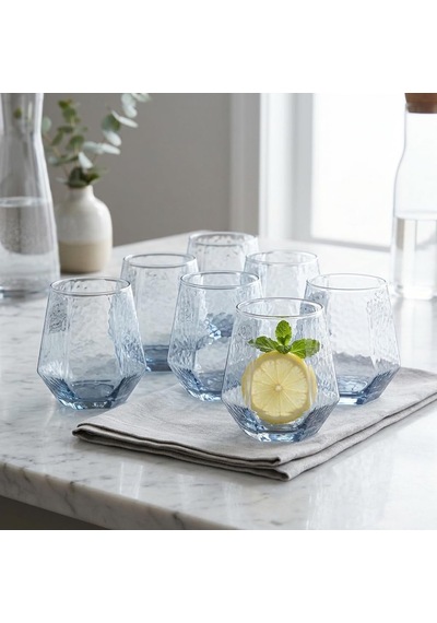 6 Adet Cam Bardak Seti - Sade Ve Modern Tasarımlı, Ekstra Berrak Su, 6'lı Meşrubat Ve Kahve Bardağı Takımı 310 Ml Çok Renkli 6 Adet Cam Bardak Seti - Sade Ve Modern Tasarımlı, Ekstra Berrak Su, 6'lı Meşrubat Ve Kahve Bardağı Takımı 310 Ml Çok Renkli