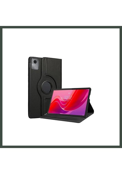 Bezos Lenovo Tab M11 Tb330fu 360 Tablet Deri Kılıf - Siyah Nhr