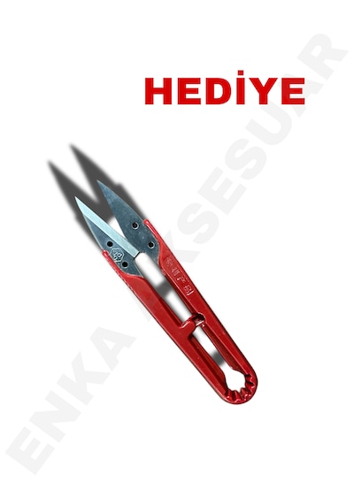 Pın - 1084 8 Inc Siyah Renk Çelik Gövde Profesyonel Terzi Makası