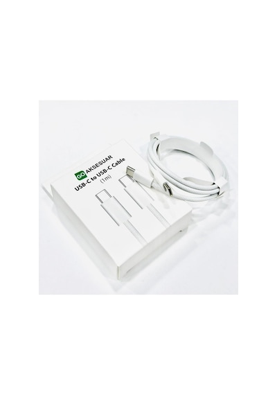 Iphone Usb-c To Usb-c 20w 1 Metre Hızlı Şarj Kopmaz Örgü Kablo Iphone 15-15promax-16-16promax-16plus