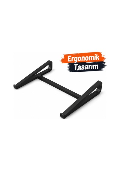 3 Parça Ergonomik Laptop Standı Notebook Yükseltici Havalandırmalı Dizüstü Bilgisayar Stand