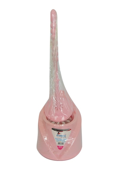 Zambak Plastik Muhafazalı Tuvalet Klozet Fırça Takımı Karışık Renk Zp 152