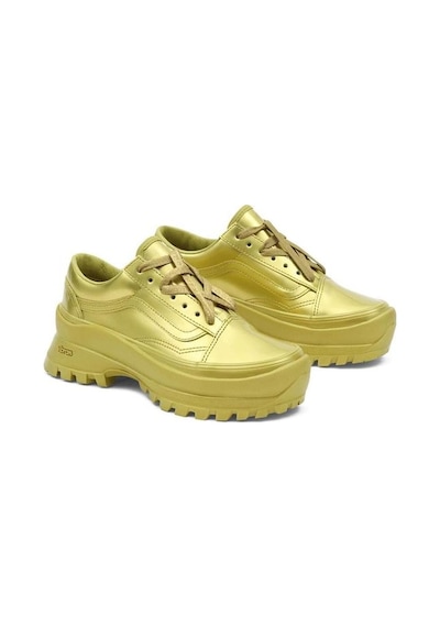 Vans Old Skool Vibram Dx Kadın Altın Spor Ayakkabı Altın