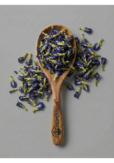 Mavi Çay Kelebek Çayı Butterfly Pea Tea Blue Tea Clitoria Ternatea Doğal Kurutulmuş 50 G