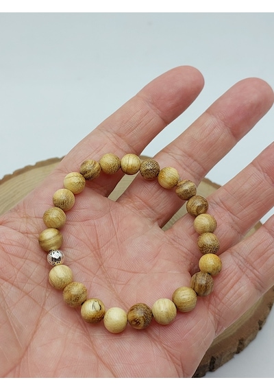 Abanoz Ağacı Bileklik 8mm 56536 Çok Renkli