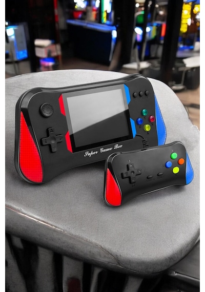Gamepad Joystick 500 Oyunlu Retro Oyun Konsolu Tv Bağlantı Özellikli 2 Kişilik Destekli