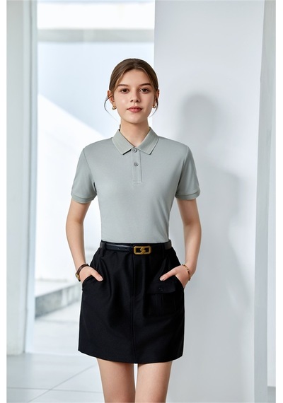 New Performance Premium Polo T-shirt 58.1% Pamuk 37.7% Polyester 4.2% Spandex Yeşil