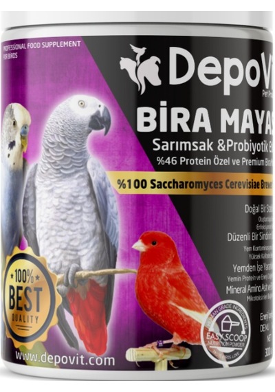 Depovit Depovit Bira Mayası Egtozik Kuşlara Özel 300 Gr - Muha...
