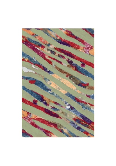 Kartela Halı Aira Halı Kaymaz Taban Makinede Yıkanabilir Halı Adaçayı Yeşili - 160 X 240 Cm