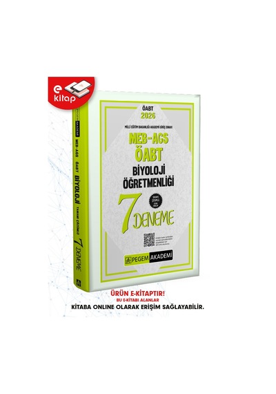 2026 Meb-ags-öabt Biyoloji Öğretmenliği Tamamı Çözümlü 7 E-deneme