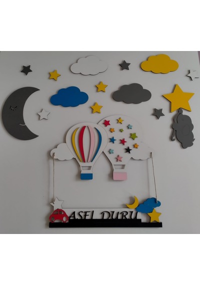 Çocuk Odası Duvar Süsü Set
