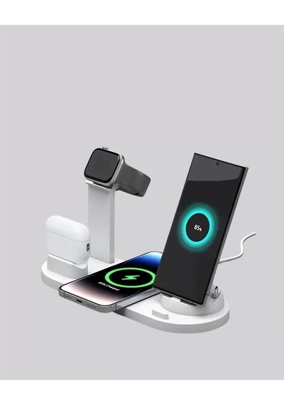 İphone, Apple Watch Ve Airpods İle Uyumlu 4 Ü 1 Arada Şarj Ünitesi Tüm Apple Cihazları Tek Noktada