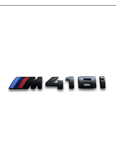 Bmw M418i Bagaj Yazısı Siyah Renk - Bmw M418i Trunk Lettering Black Color Diğer