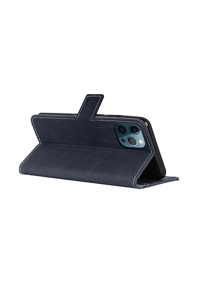 Apple Uyumlu iPhone 12 / 12 Pro Kilif Kroko Desen Kapakli Cüzdanli 514448567