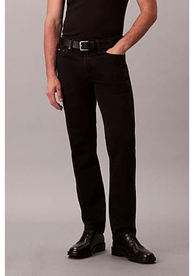 Calvin Klein Erkek Slim Straight Kesim 5 Cepli Jean Pantolon - Siyah Evenıng Blue