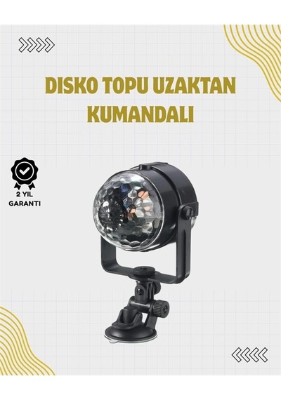Buğz Uzaktan Kumandalı, Ses Kontrollü Led Disko Işığı - Parti Ve Kulüpler İçin .