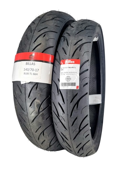 140/70-17 Ve 110/70-17 Tl Tubeless - Dubleks Bl086 Lastik Takımı