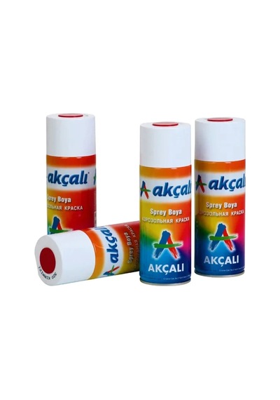 Akçalı Üst Kalite Sprey Boya 400 Ml - Ana Renkler Elx34614-842f6 Çok Renkli