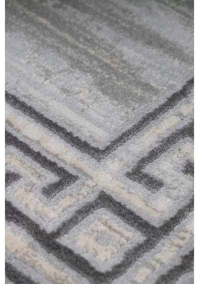 Pyramid Modern Salon Ve Oturma Odası Halısı - Gri Gri