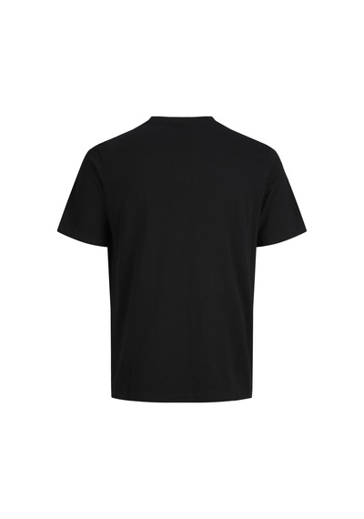 Jack & Jones Erkek Gögüs Baskili Bisiklet Yaka Tisört - Kendrick - 12298420 Siyah Jack & Jones Erkek Gögüs Baskili Bisiklet Yaka Tisört - Kendrick - 12298420 Siyah