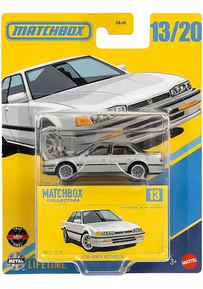 Matchbox Koleksiyon Araçlar 1990 Honda Accord Cb Gbj48 - Jcl27 Sarı