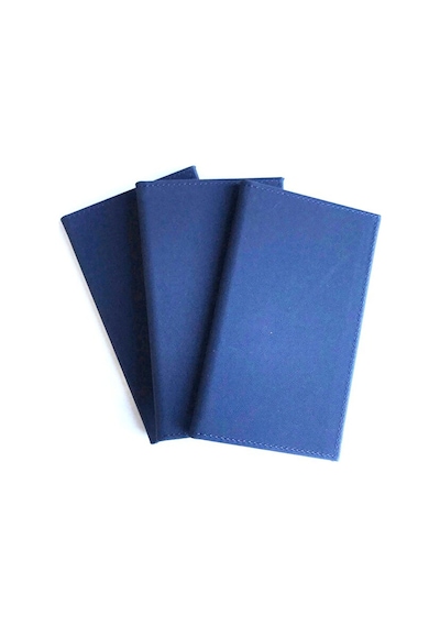 Hesap Sümeni Adisyon Kabı Lacivert Renk Vegan Deri 12 X 20 Cm.