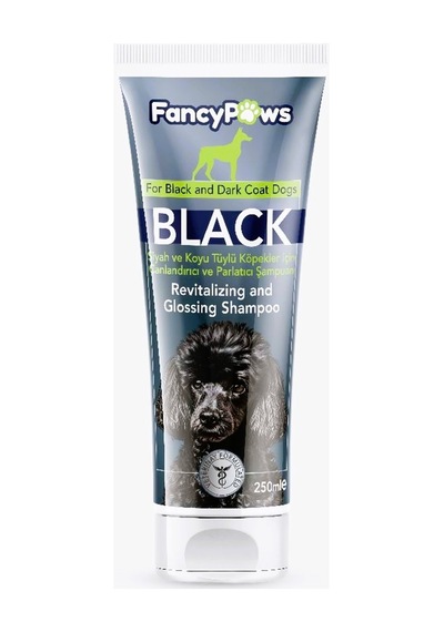 Fancy Paws Black Siyah Ve Koyu Tüylü Köpekler İçin Canlandırıcı Ve Parlatıcı Şampuan 250 Ml