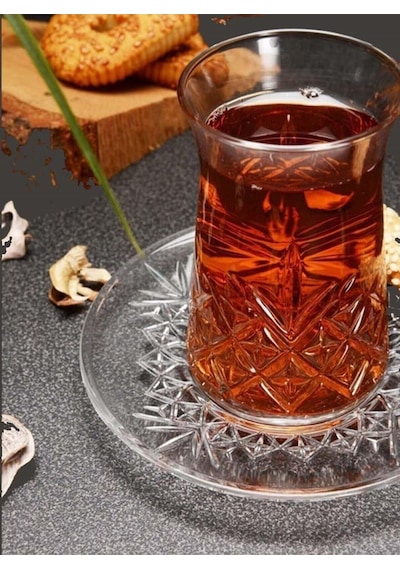 Paşabahçe Timeless Çay Bardağı Ve Tabağı Seti  6 Kişilik Timeless Çay