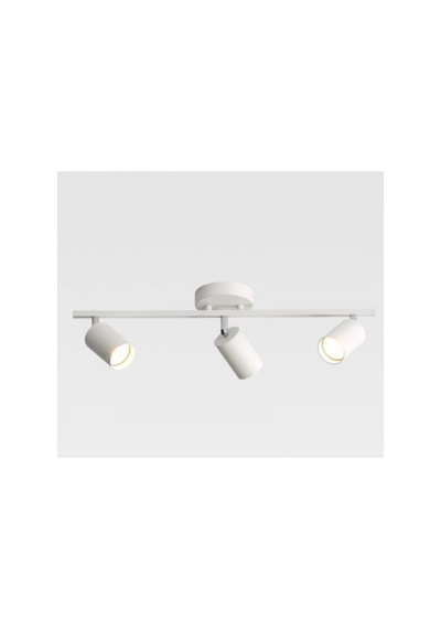 Üçlü Beyaz Led Spot Avize Led Ampullu Günışığı Ampullü Hareketli Siyah