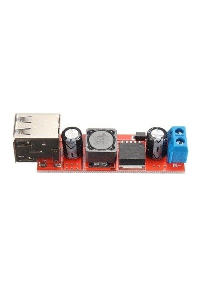 Çift Usb Çıkış 9v/12v/24v/36v - 5v 3a Voltaj Düşürücü Modül