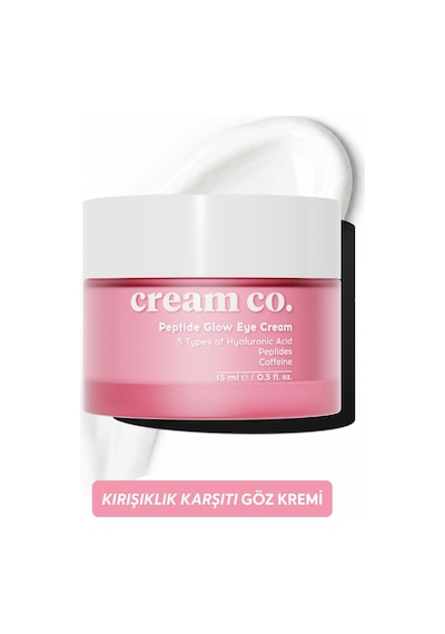 Göz Çevresi Kırışıklık Karşıtı Nemlendirici Aydınlatıcı Göz Kremi Peptit C Vitamini Kafein