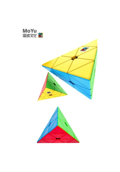 Moyu Pyramid V2 Cube - Stickersız Akıl Zeka Rübik Küp