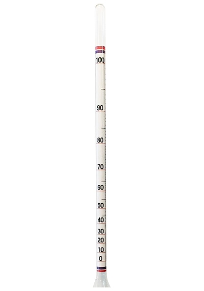 Aek-Tech 0-100 Alkol-Metre Hidrometre Ve Mezür Seti