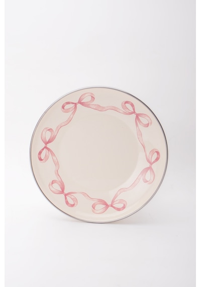 Rebel Bow Pasta Sunum Tabağı 21cm Fildişi