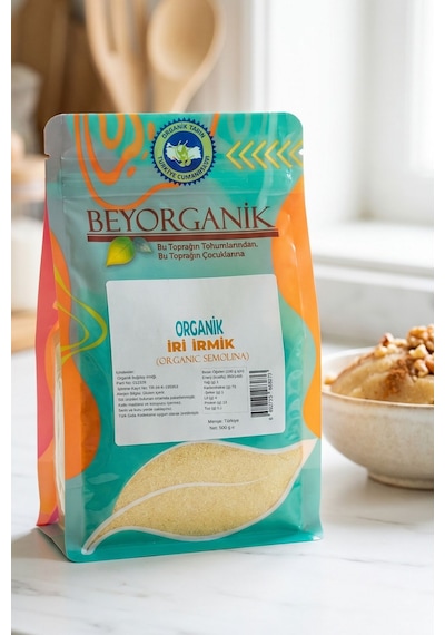 Organik İri İrmik 500gr Pestisit Analizli 500 G