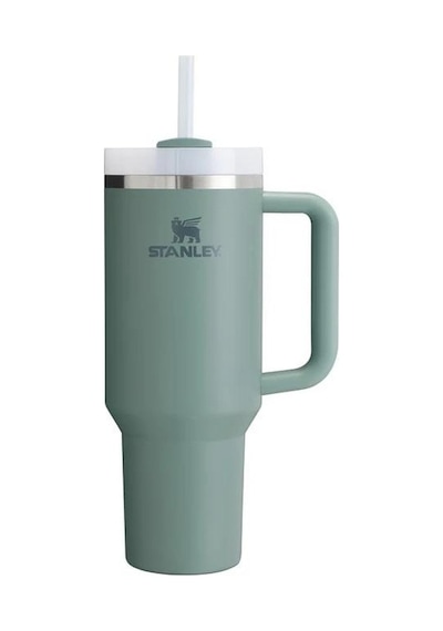 Stanley Quencher Pipetli Termos Bardak 1.18 Lt Koyu Yeşil