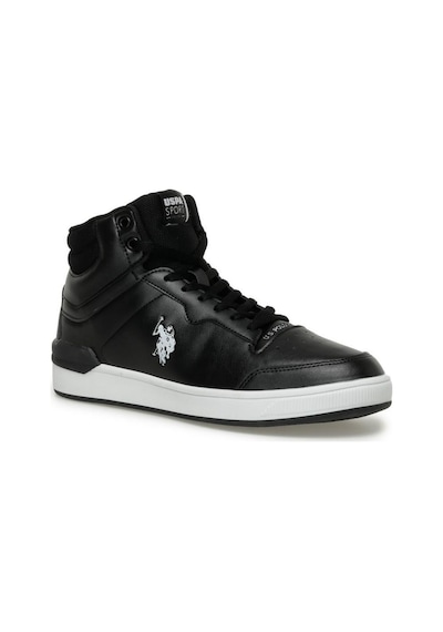 U.s. Polo Assn. Orıon Siyah Erkek High Sneaker Siyah Beyaz