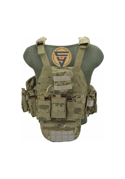 Nature Multifonksiyonel Cordura Askeri Taktik Yelek Jand Kamuflaj Haki