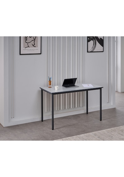 Arpelia Çalışma Masası 125x65 Cm (Gri - Lava)