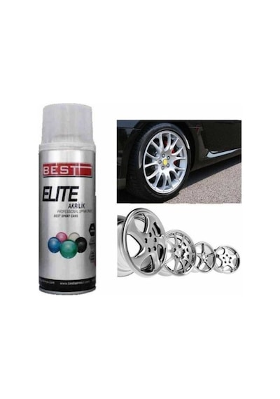 Best 400 ML Elite Jant Boyası Gümüş Gri Boya Gri
