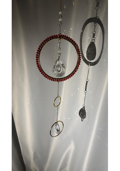 Lumiere Kristal Güneş Yakalayıcı , Kristal Dekor Kristal Obje Hediye , Crystal Suncatcher Tek Parça