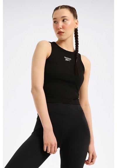 Reebok Id Rıb Tank Siyah Kadın Atlet