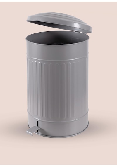 The Mia Çöp Kovası Mutfak 37 Lt Açık Gri Krn0033