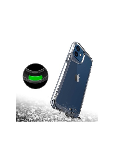 Apple Uyumlu iPhone 12 Kılıf Case, Transparent Smooth Hard Protective Cover