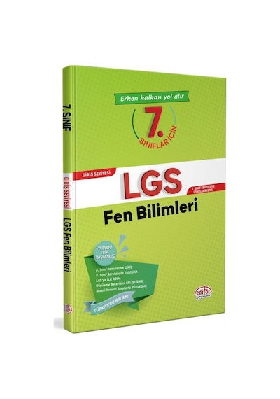 7.Sınıflar İçin LGS Fen Bilimleri- Editör
