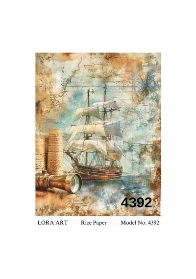 Lora Pirinç Dekopaj Kağıdı 4392