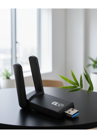 Usb 3.0 Kablosuz Adaptör Çift Bantlı 5ghz 2.4ghz Wi-fi 5 Bt 5.0
