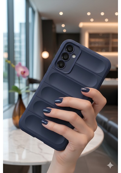 Samsung Uyumlu Galaxy A26 Kılıf Elde Kaymaz İçi Kadife Silikon Kapak
