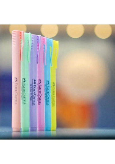 Faber Castell Fosforlu Kalem 38 Pastel Sarı